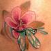 Tattoos - Dragon fly and flower - 72668